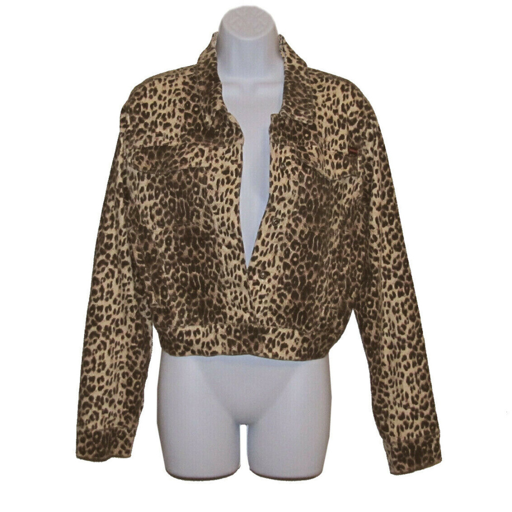 FUBU Vintage  Leopard Print Jacket